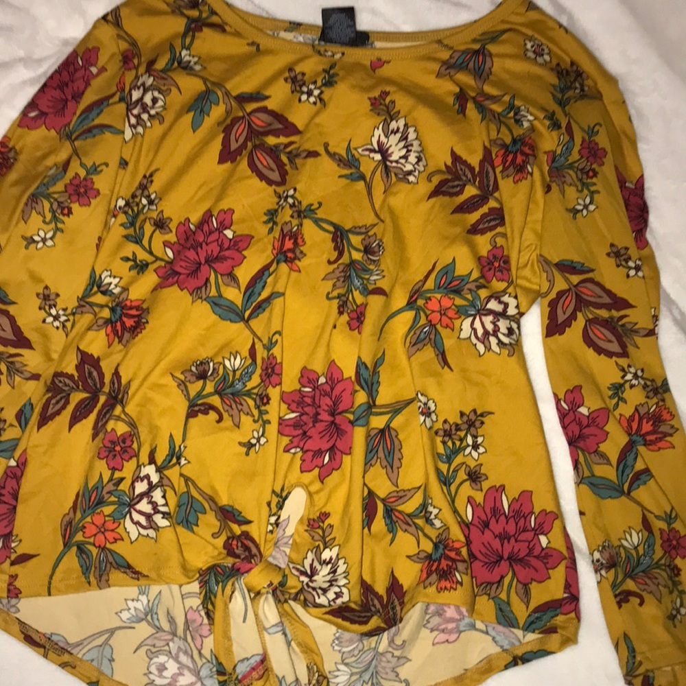A crop blouse shirt